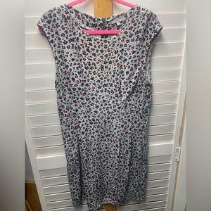 Oliver Bonas Leopard Dress Sz 12